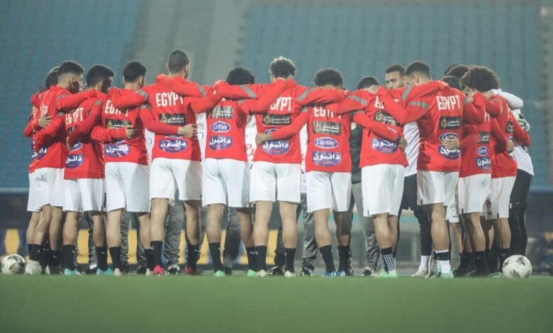 منتخب مصر يخوض تدريبه الأول تحت قيادة التوأم حسام وإبراهيم