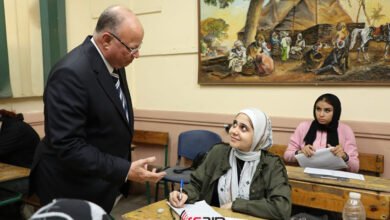 محافظ القاهرة يوجه بتوفير مراوح بكل لجان امتحانات الدبلومات الفنية