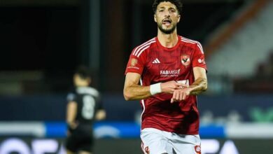 وسام أبو علي يغيب عن الأهلي 15 يوماً بعد اصابته في مشط القدم