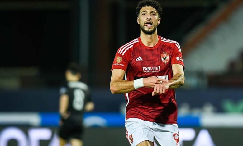 وسام أبو علي يغيب عن الأهلي 15 يوماً بعد اصابته في مشط القدم