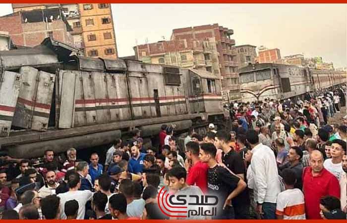 حادث قطار الزقازيق.. وفاة 3 بنات من أسرة واحدة