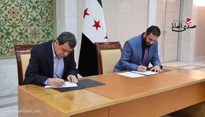 أحمد الشرع: سيتم دمج قوات سوريا الديمقراطية في مؤسسات الدولة