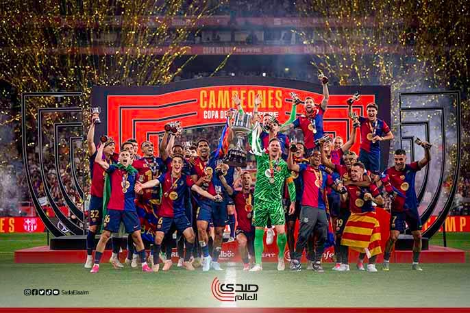 برشلونة يفوز على ريال مدريد ويحقق لقب كأس ملك إسبانيا للمرة 32 في تاريخه